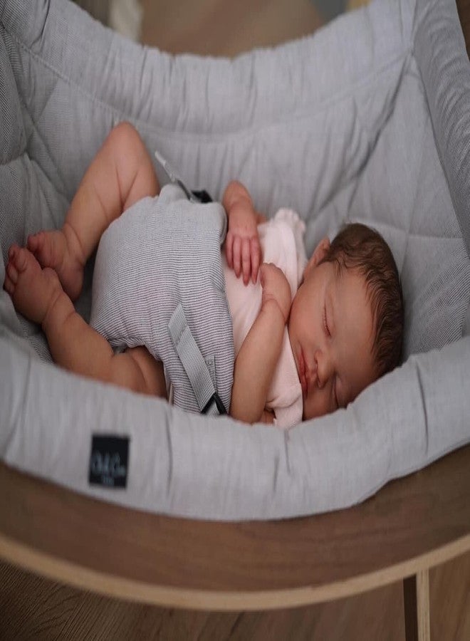 Anano Realistic Reborn Baby Doll Full Body Silicone Waterproof 20 Inch Real Looking Lifelike Sleeping Newborn Baby Girl Dolls Loulou Life Like Toddler Washable Baby Doll, White - Image 3